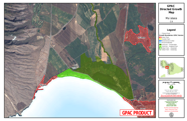 GPAC Directed Growth Map Maalaea