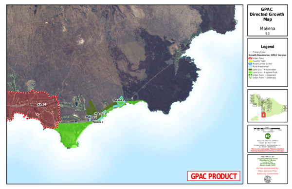GPAC Directed Growth Map Makena