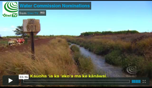 Oiwi TV Water Commission Nominations