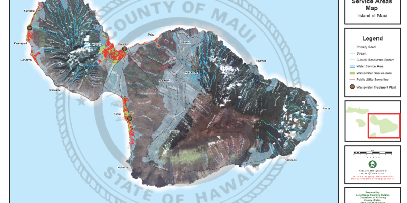 Water & Sewer Areas All Maui (GPAC MAP)