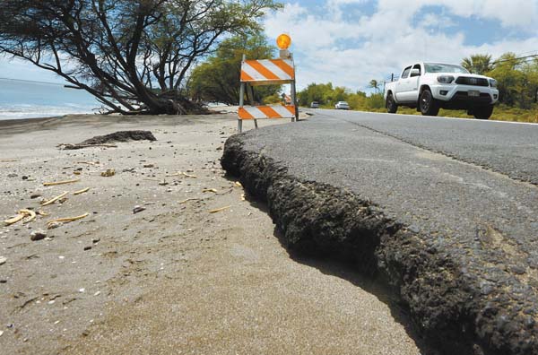 Olowalu Coastal Erosion.- Photo Maui News / Matthew Thayer
